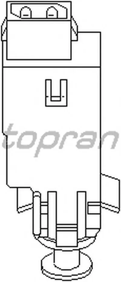 Выключатель фонаря сигнала торможения TOPRAN купить