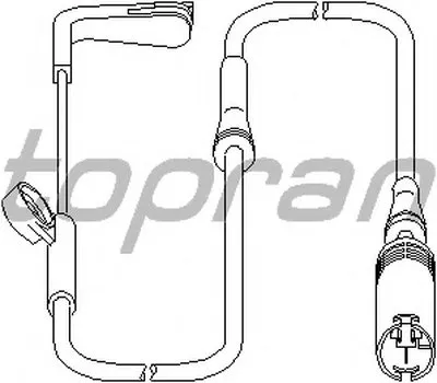 Датчик, износ тормозных колодок TOPRAN купить