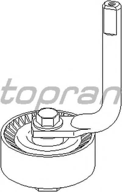 Натяжной ролик, поликлиновой  ремень TOPRAN купить