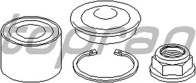 Комплект подшипника ступицы колеса TOPRAN купить