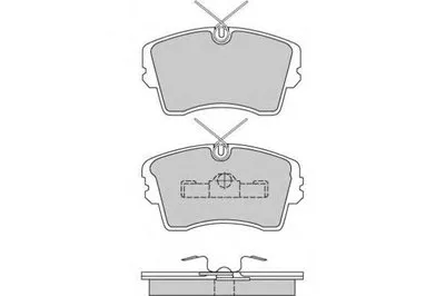 Комплект тормозных колодок, дисковый тормоз E.T.F. купить