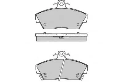Комплект тормозных колодок, дисковый тормоз E.T.F. купить