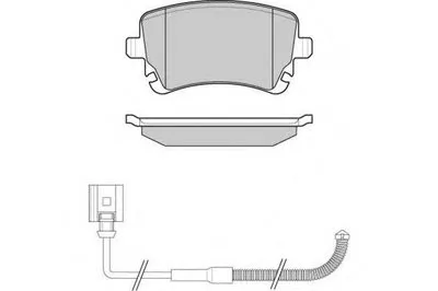 Комплект тормозных колодок, дисковый тормоз E.T.F. купить