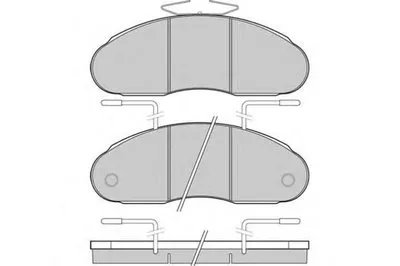 Комплект тормозных колодок, дисковый тормоз E.T.F. купить