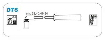 Комплект проводов зажигания JANMOR купить