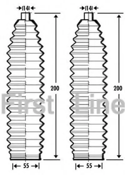 Пыльник, рулевое управление FIRST LINE купить