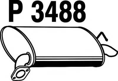 Глушитель выхлопных газов конечный FENNO купить