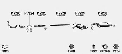 Система выпуска ОГ FENNO купить