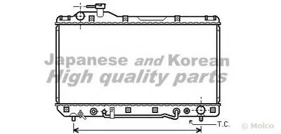 Радиатор, охлаждение двигателя ASHUKI купить