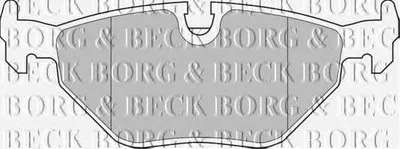 Комплект тормозных колодок, дисковый тормоз BORG & BECK купить