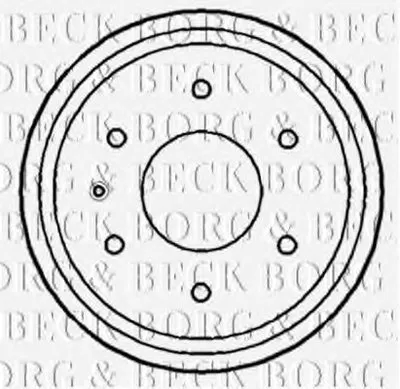 Тормозной барабан BORG & BECK купить