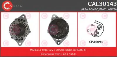 Генератор GENUINE SERIES CASCO купить