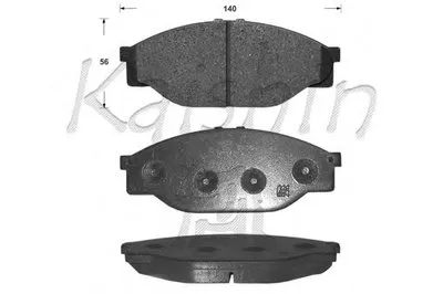 Комплект тормозных колодок, дисковый тормоз KAISHIN купить