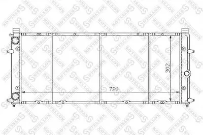 Радиатор, охлаждение двигателя STELLOX купить