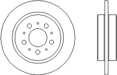 Тормозной диск HELLA PAGID купить