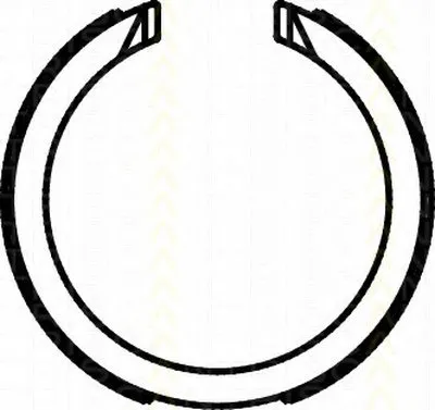 Комплект тормозных колодок, стояночная тормозная система TRISCAN купить