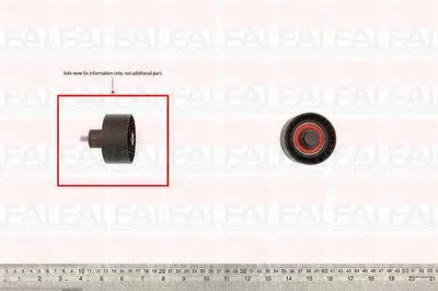 Паразитный / Ведущий ролик, зубчатый ремень FAI AutoParts купить