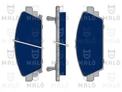 Комплект тормозных колодок, дисковый тормоз MALÒ купить