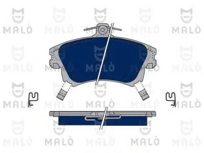 Комплект тормозных колодок, дисковый тормоз MALÒ купить