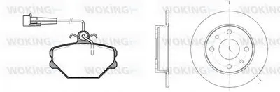 Комплект тормозов, дисковый тормозной механизм WOKING купить