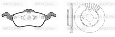 Комплект тормозов, дисковый тормозной механизм WOKING купить
