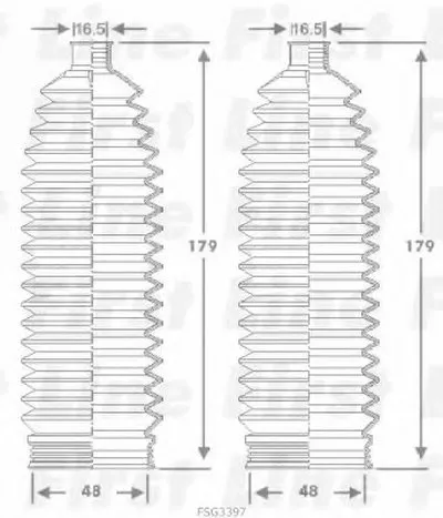 Пыльник, рулевое управление FIRST LINE купить