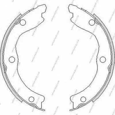 Комплект тормозных колодок NPS купить