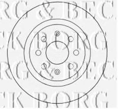 Тормозной диск BORG & BECK купить
