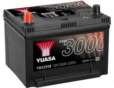 Стартерная аккумуляторная батарея YBX3000 SMF Batteries YUASA купить