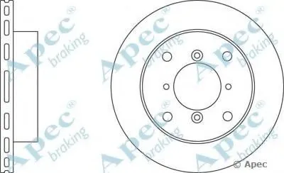 Тормозной диск APEC braking купить