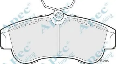 Комплект тормозных колодок, дисковый тормоз APEC braking купить
