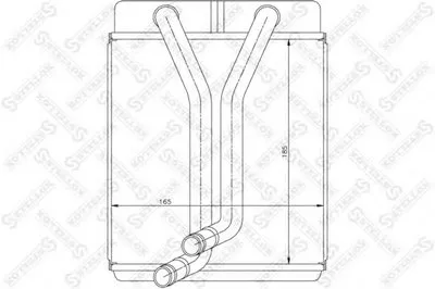 Теплообменник, отопление салона STELLOX купить