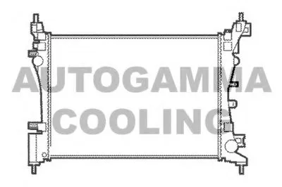 Радиатор, охлаждение двигателя AUTOGAMMA купить