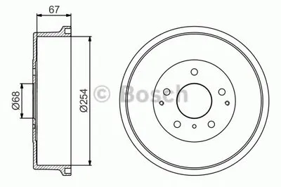 Тормозной барабан BOSCH купить