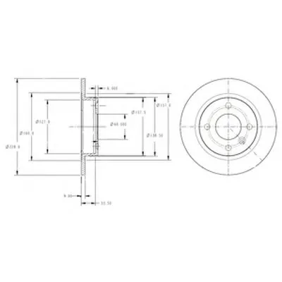 Тормозной диск DELPHI купить
