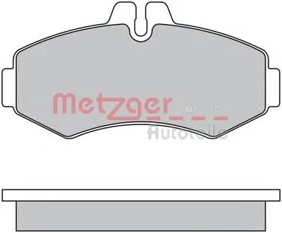 Комплект тормозных колодок, дисковый тормоз METZGER купить