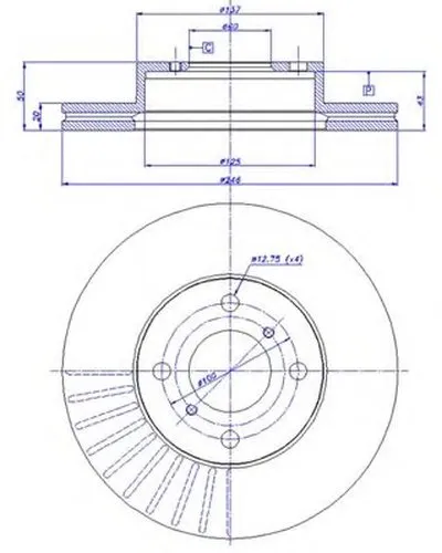 Тормозной диск CAR купить