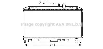 Радиатор, охлаждение двигателя AVA QUALITY COOLING купить