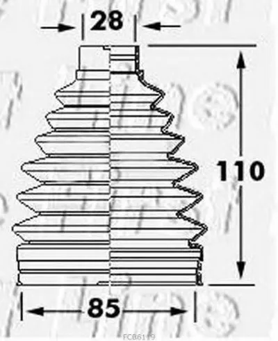 Пыльник, приводной вал FIRST LINE купить