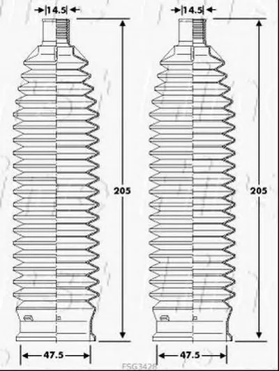 Пыльник, рулевое управление FIRST LINE купить