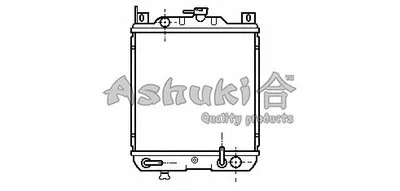 Радиатор, охлаждение двигателя ASHUKI купить