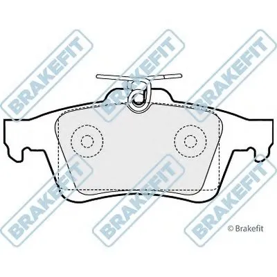 Комплект тормозных колодок, дисковый тормоз Brake Fit APEC braking купить