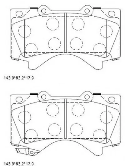 Комплект тормозных колодок, дисковый тормоз ASIMCO купить