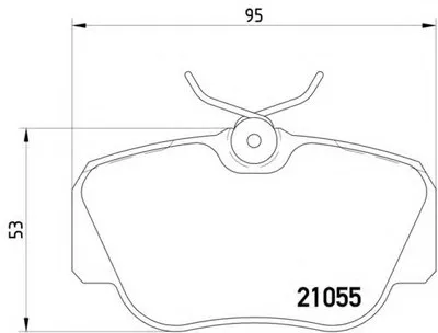 Комплект тормозных колодок, дисковый тормоз HELLA купить
