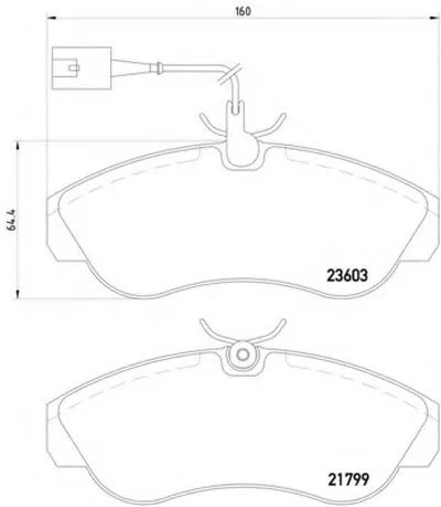 Комплект тормозных колодок, дисковый тормоз HELLA купить