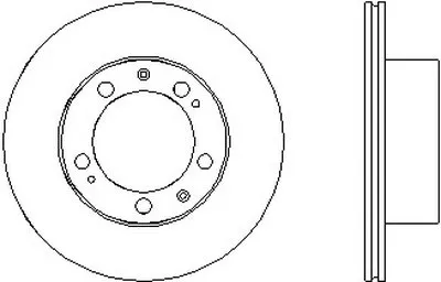 Тормозной диск HELLA купить