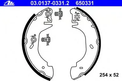 Комплект тормозных колодок ATE купить