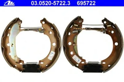Комплект тормозных колодок Original ATE TopKit ATE купить