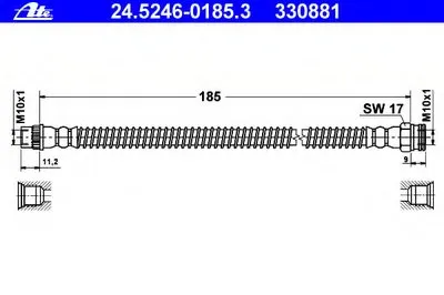 Тормозной шланг ATE купить