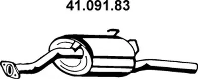 Глушитель выхлопных газов конечный EBERSPÄCHER купить